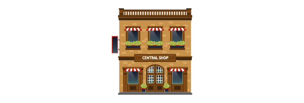 物販業 イラスト
